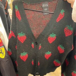 Strawberry. Cardigan